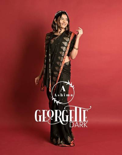 Georgette Dark By Ashima Fancy Georgette Saree Collection
